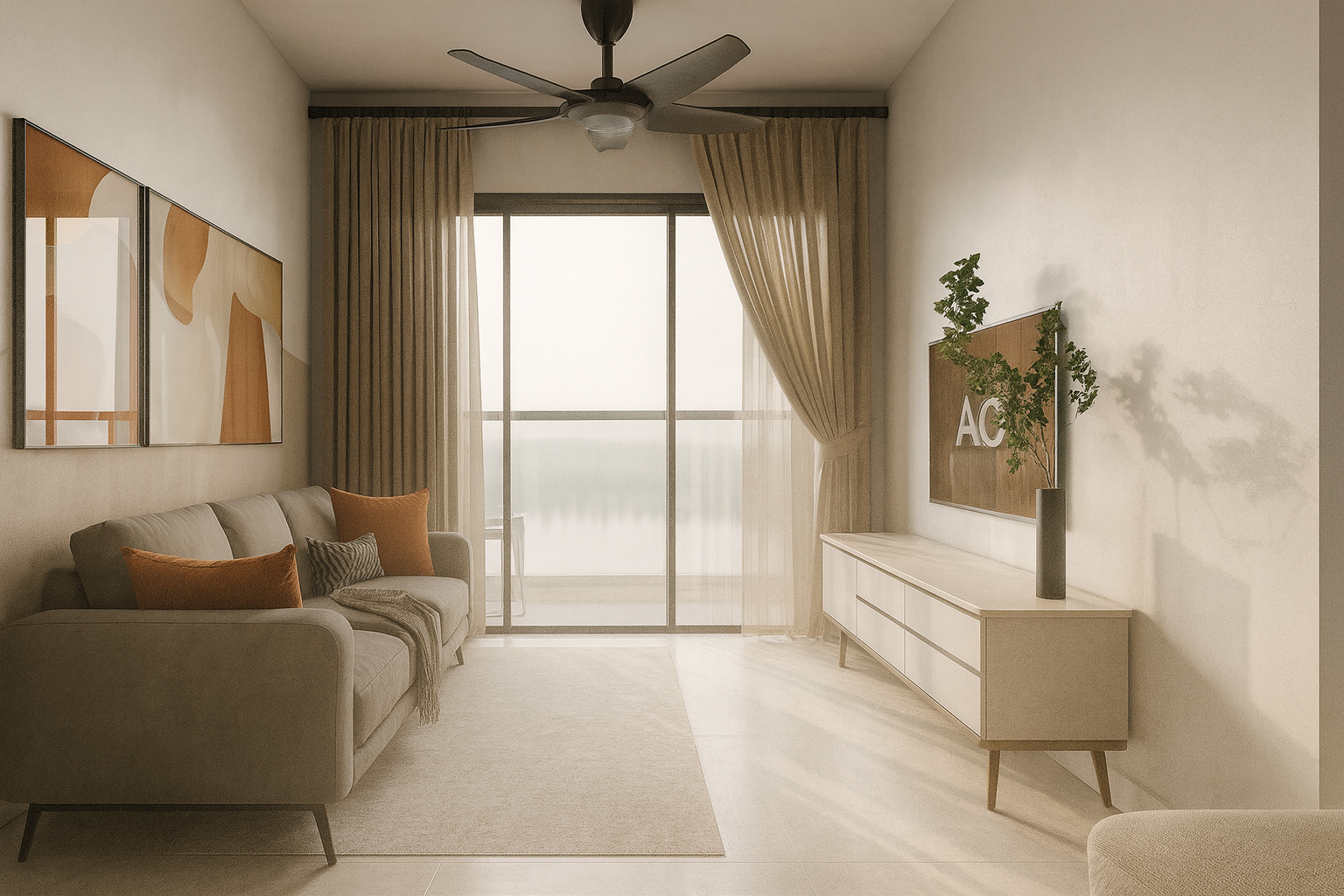 Modern renovated living space by Property Mart